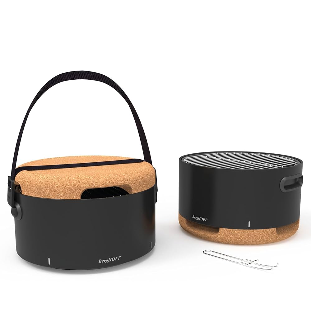 Amazon | Table BBQ (黒) | Berghoff | シングルバーナー